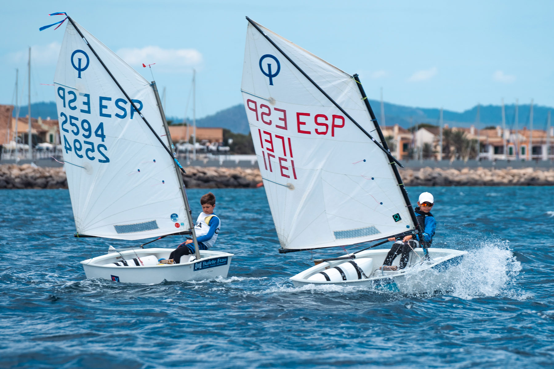 La joven escuadra balear peleará en Santander por el nacional de Optimist
