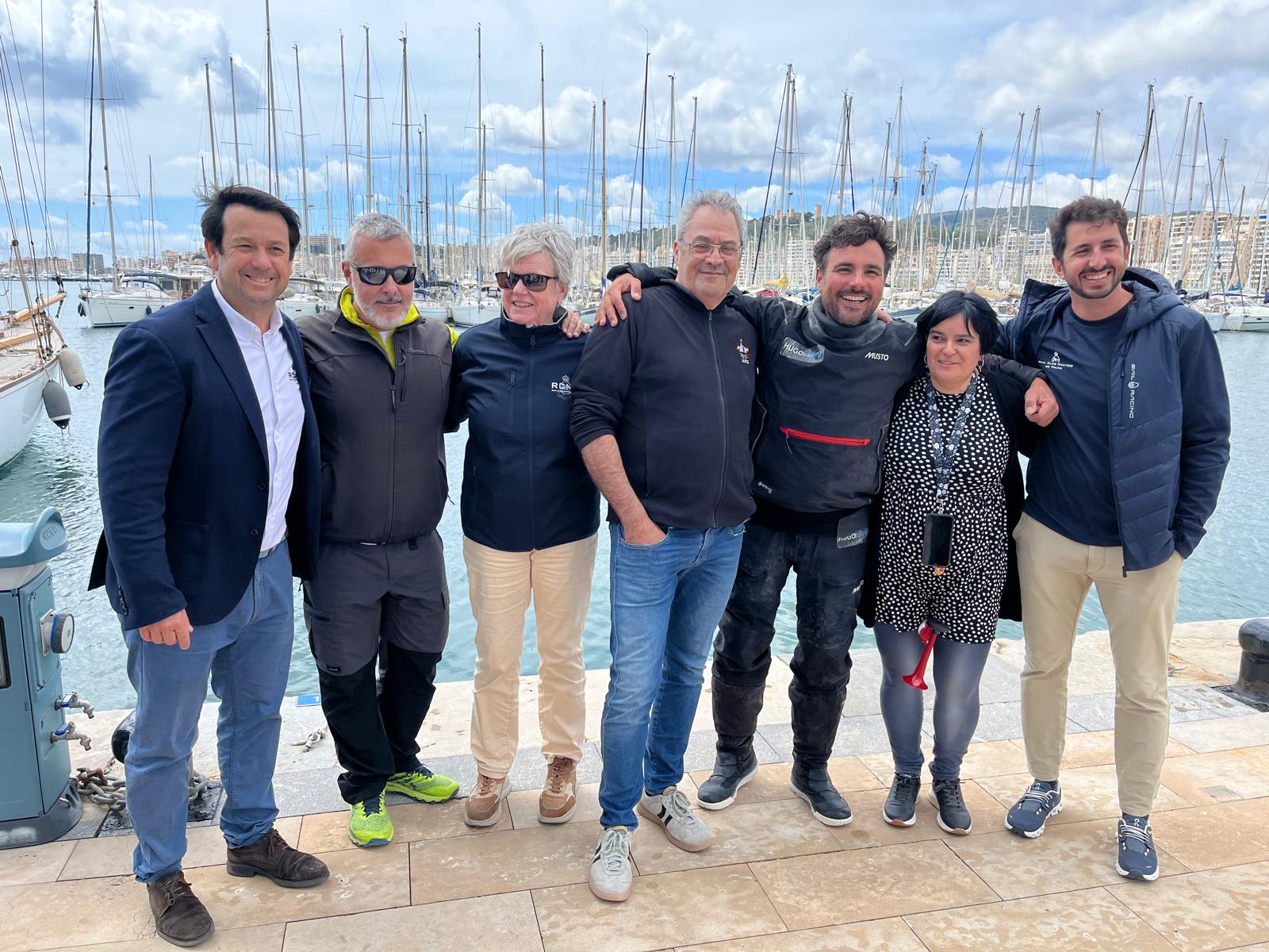 actualidad náutica, noticias náuticas, hugo ramón, vuelta a mallorca, vuelta en solitario, récord, n