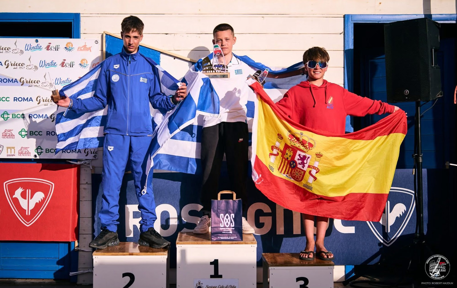 Windsurfer Joshua Castro wins bronze at the Techno 293 European Championship