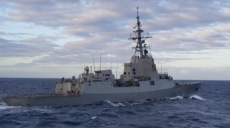 actualidad náutica, noticias náuticas, armada, ejercicios, fragata cristóbal colón, misión antibuque