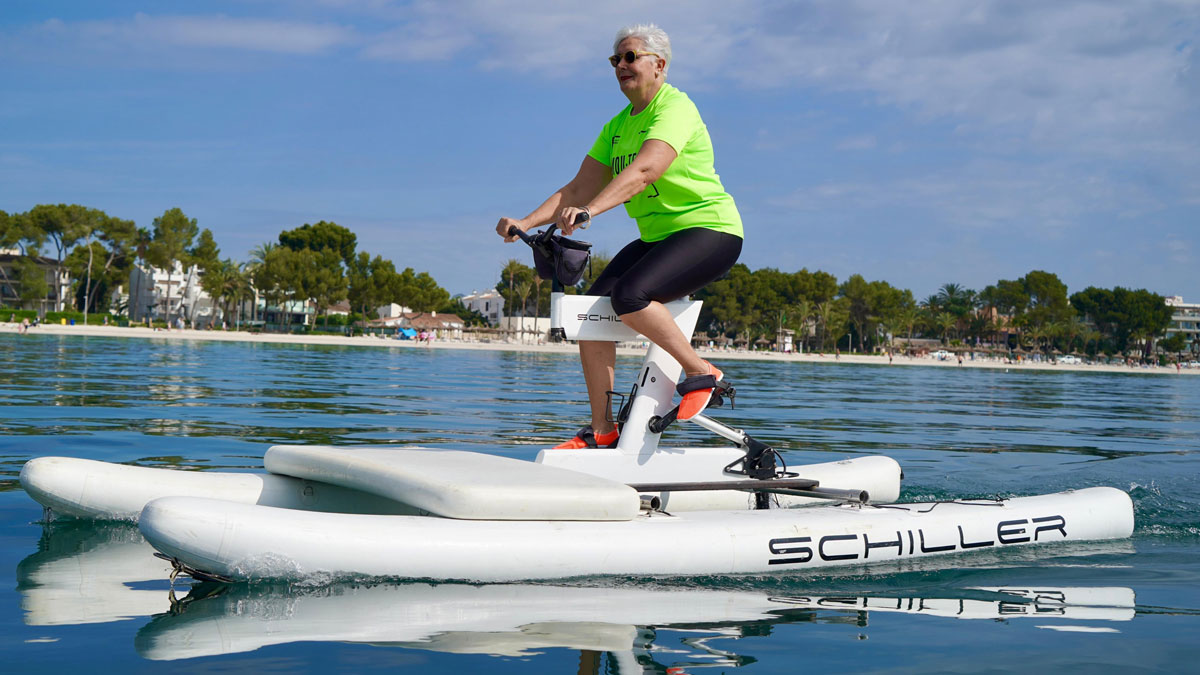 nautical news, water bikes, nautical sport, water sport, activities for the elderly, healthy activit