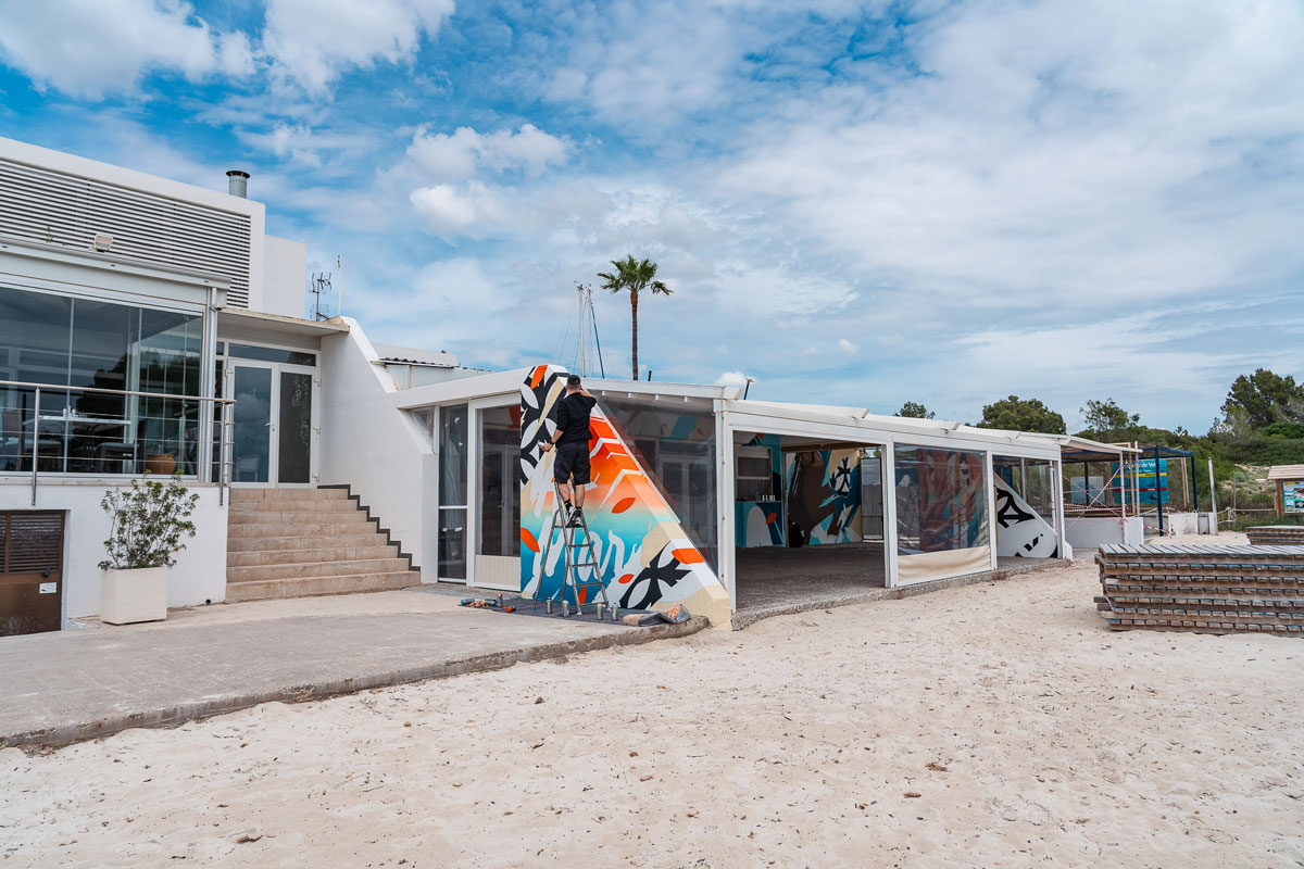 De Nueva York a Sa Rápita, arte urbano a pie de playa