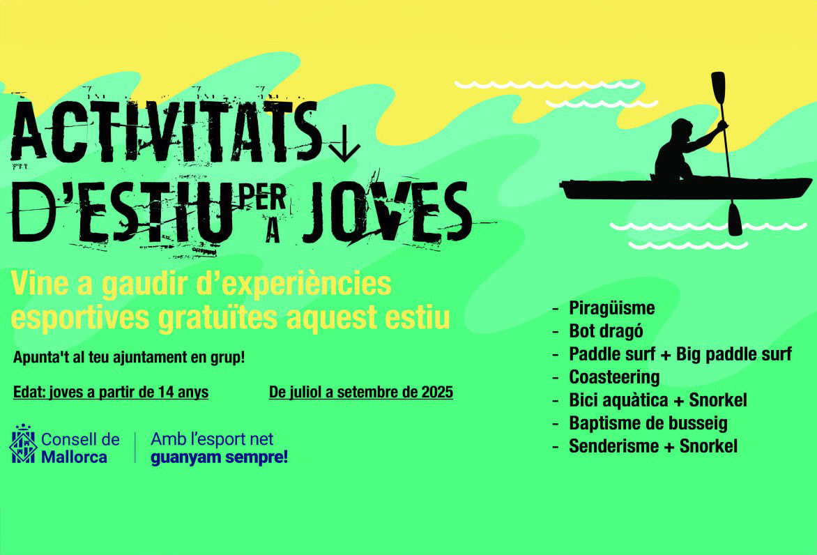 actualidad náutica, noticias náuticas, consell de mallorca, actividades verano, paddle surf, piragüi
