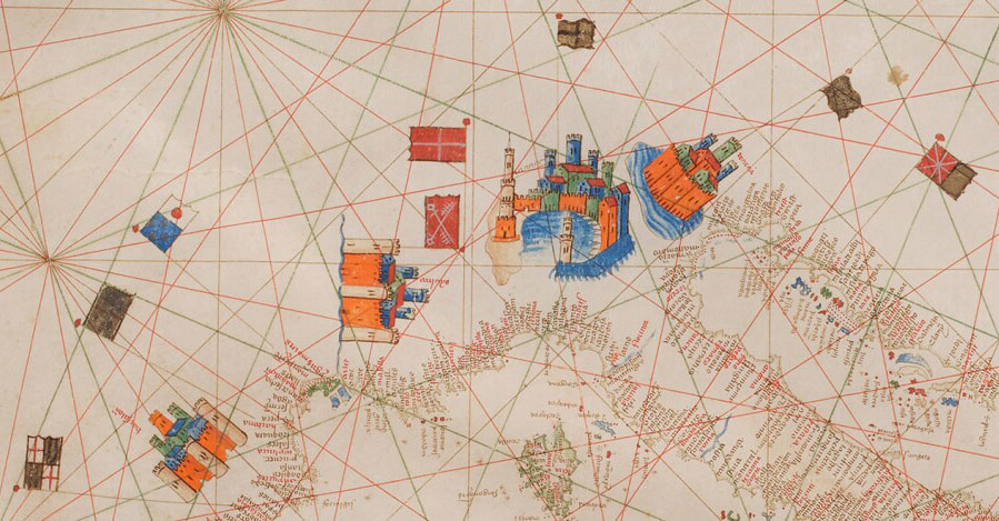 Así es la carta náutica mallorquina que subasta Sotheby's por casi un millón de euros