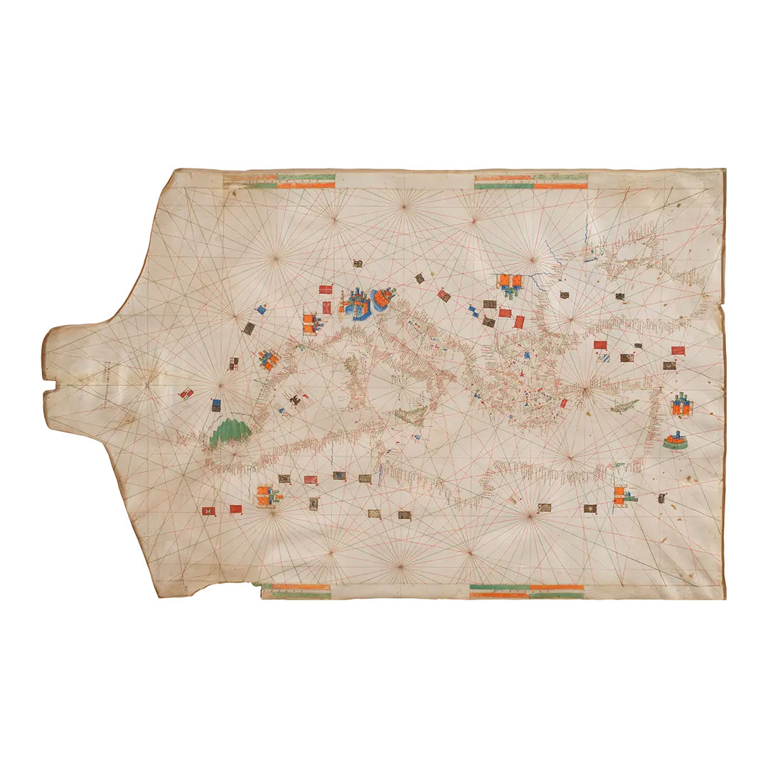 Así es la carta náutica mallorquina que subasta Sotheby's por casi un millón de euros