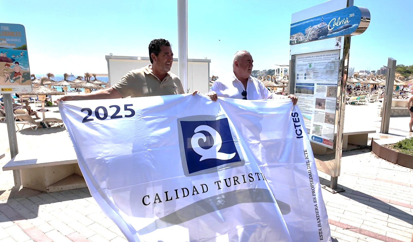 noticias náuticas, actualidad náutica, calvià, q de calidad turística, playas de mallorca, sostenibi