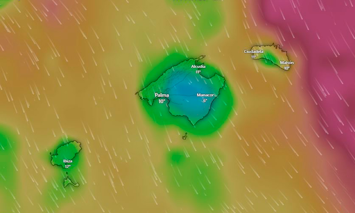 nautical news, aemet, raining, storm, fog, bad weather, caution, warning, balearic islands