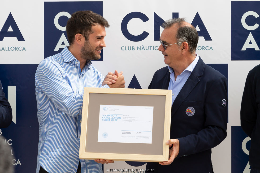 actualidad náutica, noticias náuticas, huella carbono, medio ambiente, Club Nàutic s'Arenal, Truewor