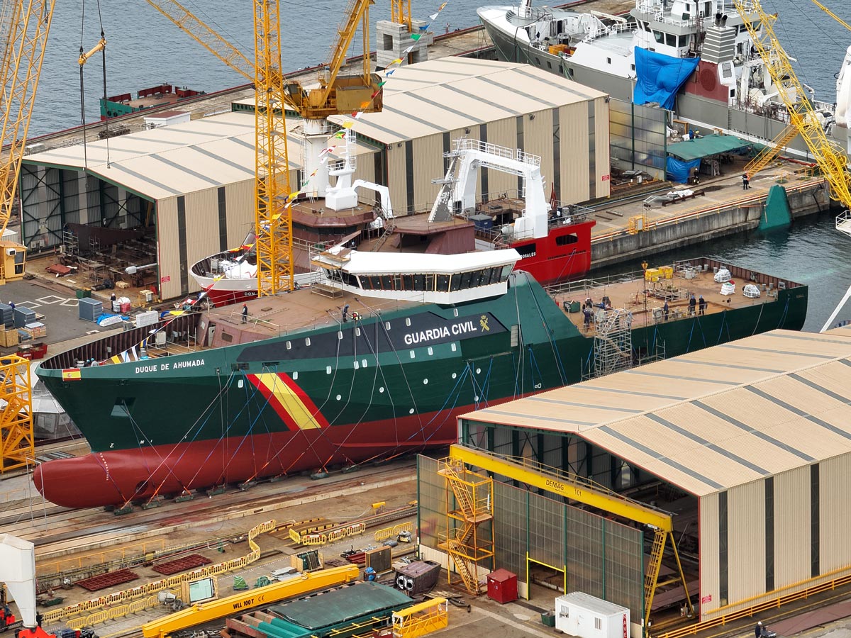noticias náuticas, actualidad náutica, duque de ahumada, buque oceánico, guardia civil, armada, mili