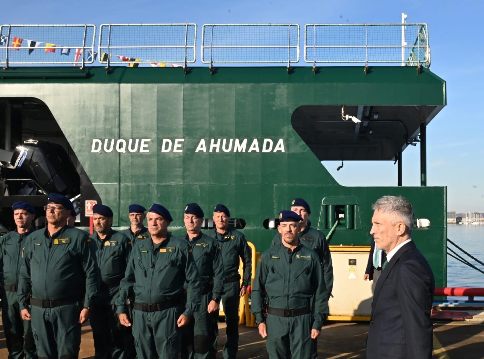 noticias náuticas, actualidad náutica, duque de ahumada, buque oceánico, guardia civil, armada, mili