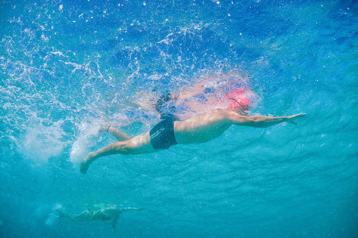 nautical news, Swim around Illetas island, open water crossing, swimming, balearic islands, illetas,