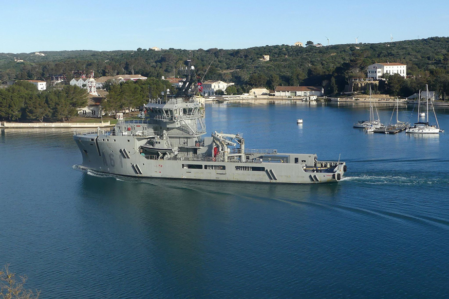 nautical news, nautical news, spanish navy, ship, a61 carnota, navy, atlantic offshore, port of maho