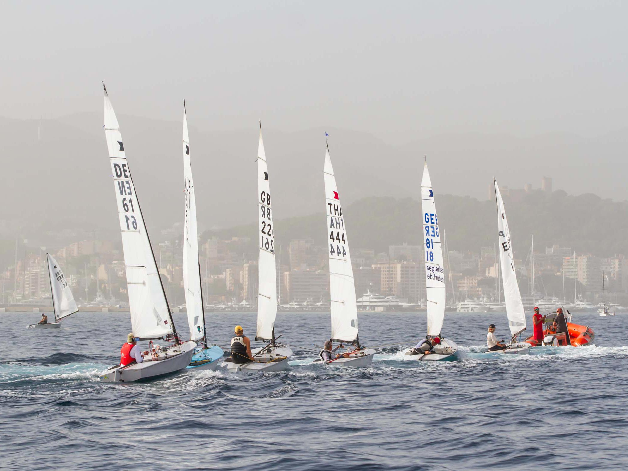actualidad náutica, noticias náuticas, ok dinghy, real club náutico de palma, rcnp, campeonato, comp