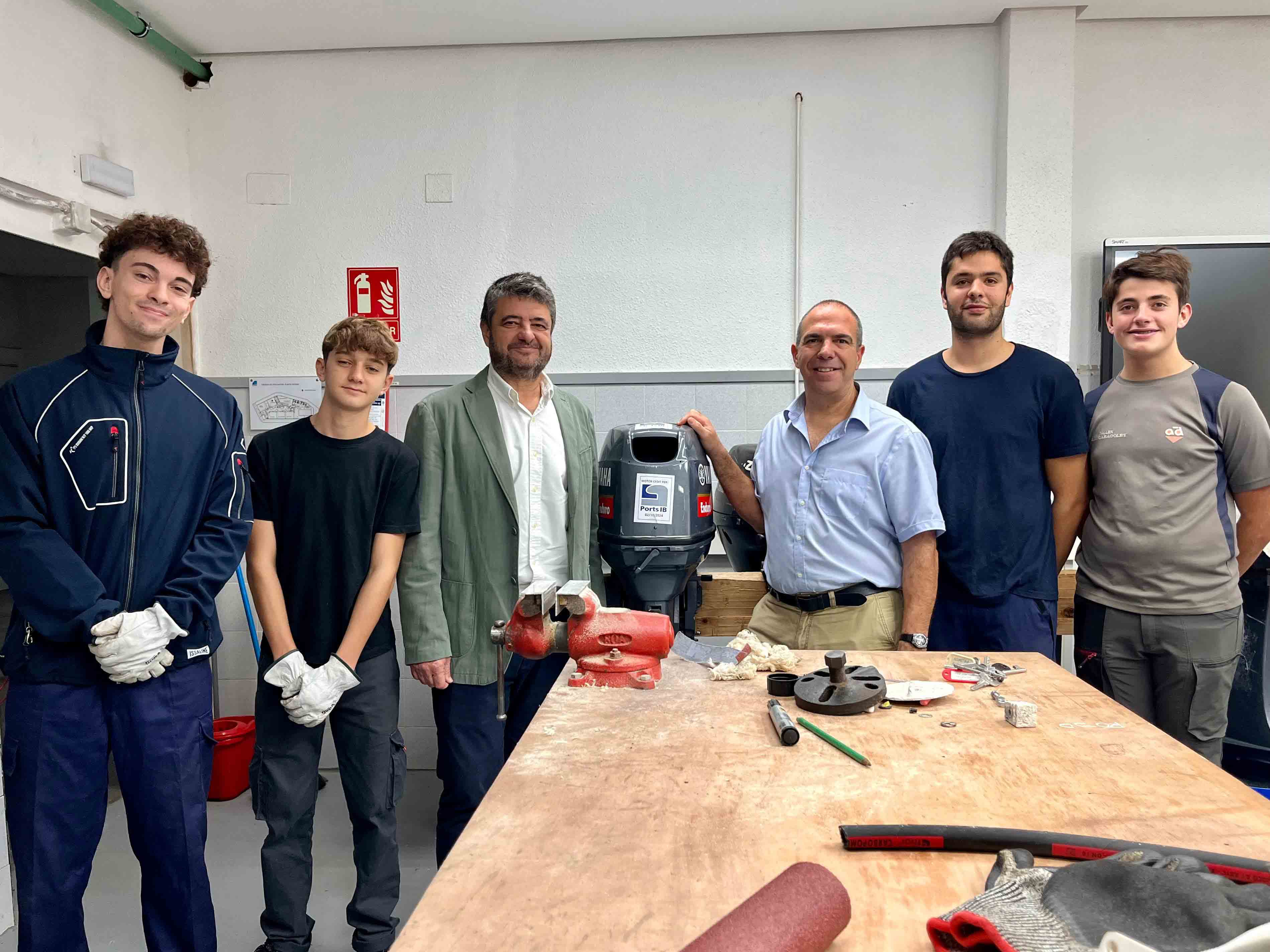 PortsIB donates engines and boats to support student training in the maritime field