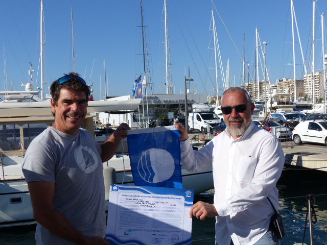 Embarcaciones con Bandera Azul en Marina Port de Mallorca