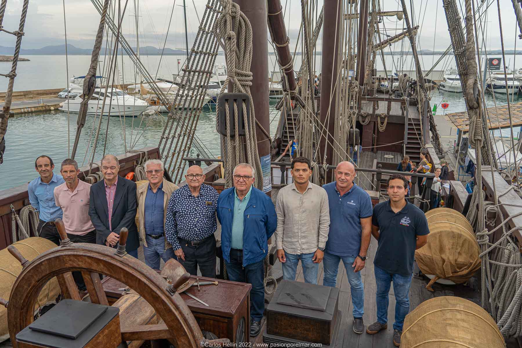 actualidad náutica, noticias náuticas, alcudiamar, galeón andalucía, galeón, historia náutica, medio