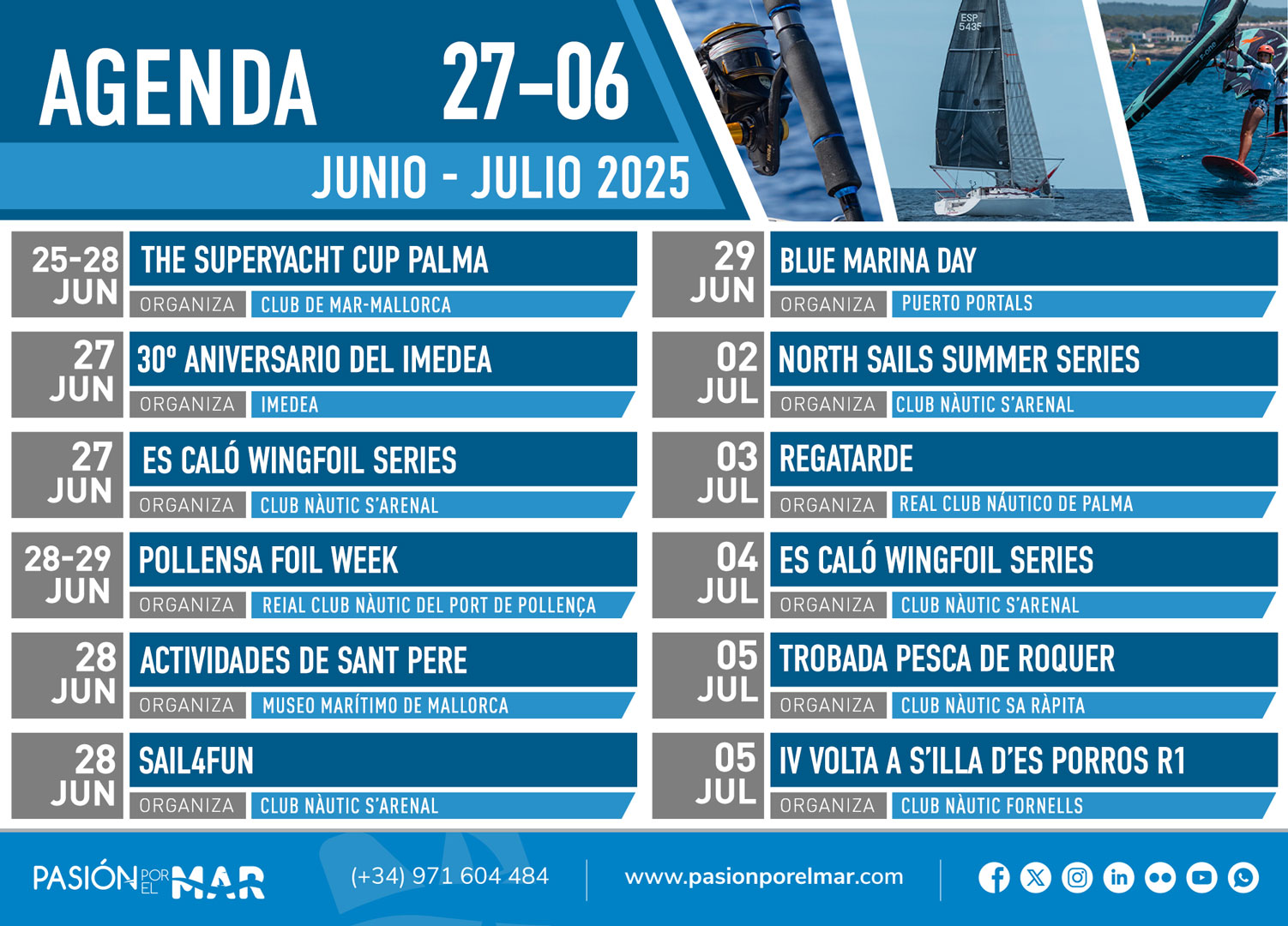 noticias náuticas, actualidad náutica, agenda, eventos náuticos, pesca, regata, vela, piragua, wingf