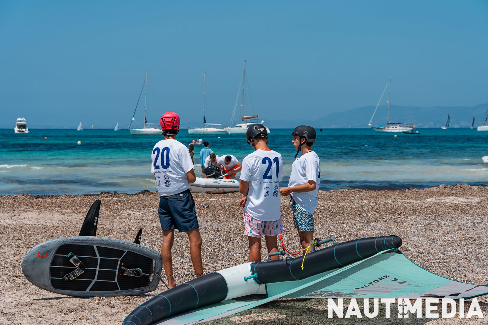 noticias náuticas, actualidad náutica, campeonato de baleares de wingfoil, regata, regatista, vela, 