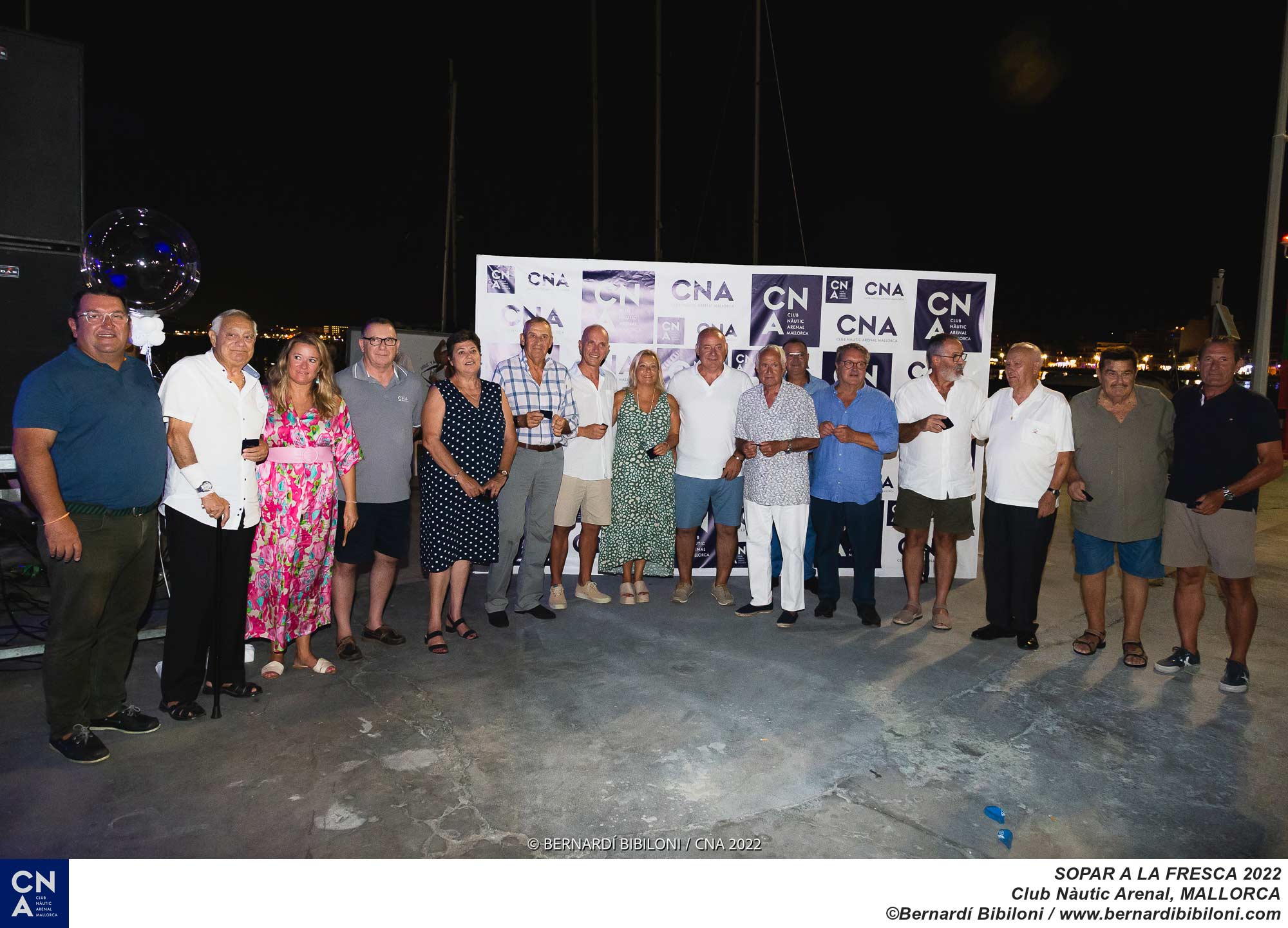 actualidad náutica, noticias náuticas, Club Nàutic Arenal, 70 aniversario, cena, sopar a la fresca, 