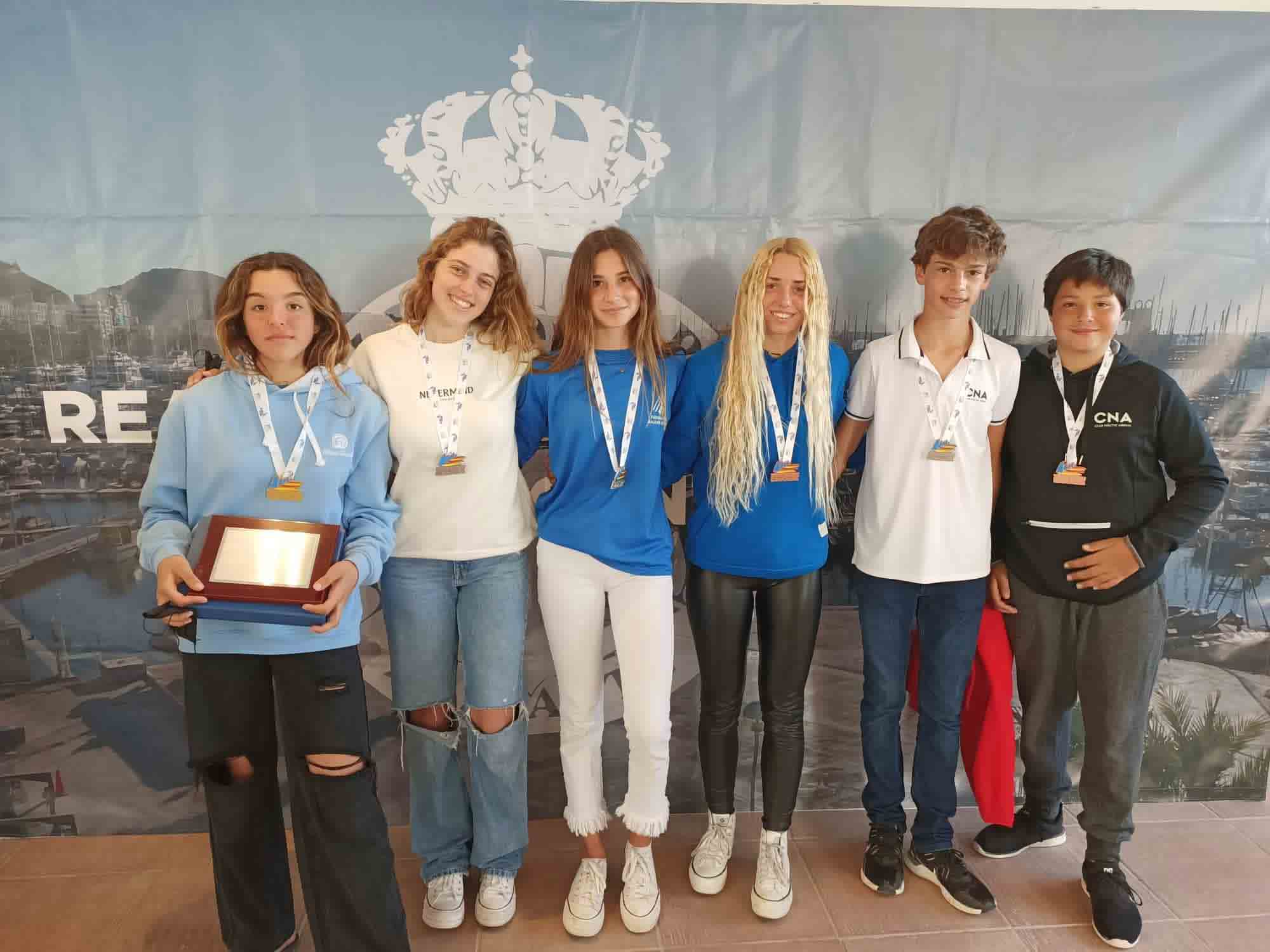 Caterina Tomas, campeona de España de IQFoil sub-17