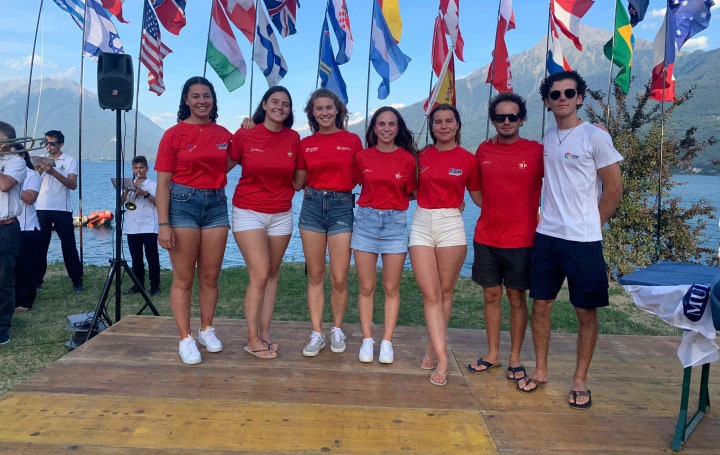 actualidad náutica, noticias náuticas, Mundial Junior, 49er, 49er FX, Nacra, lago como, Italia, vela