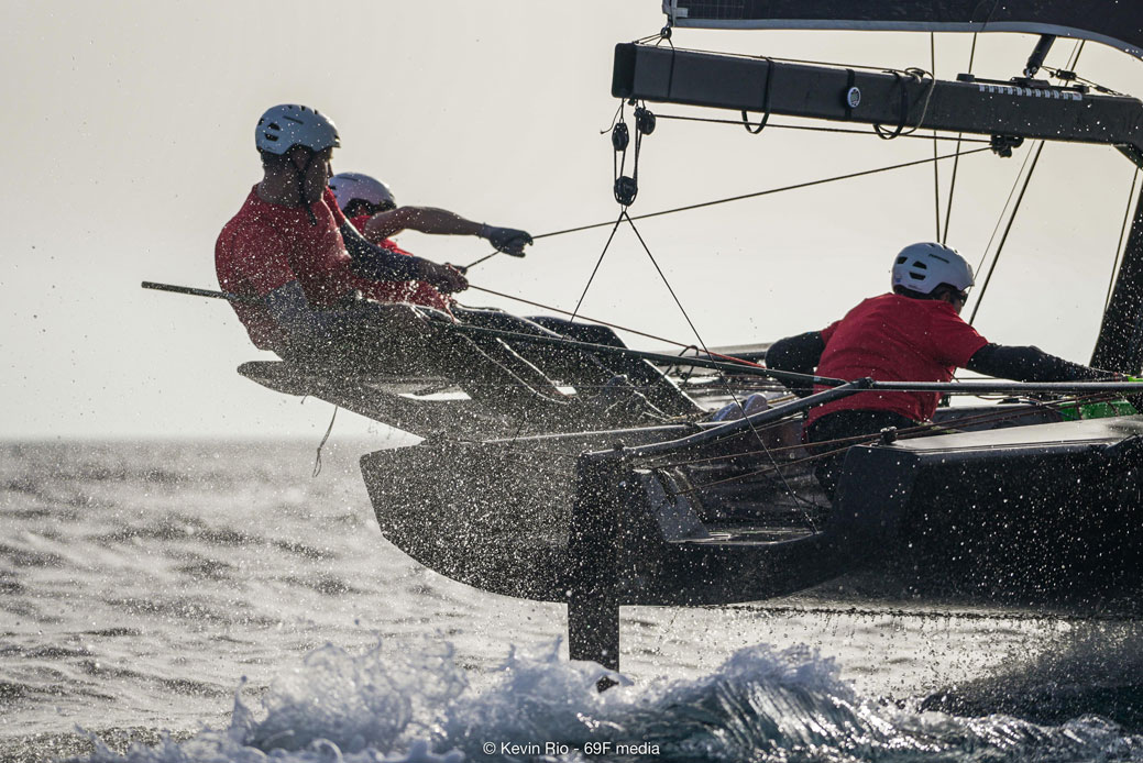 Los foils de la flota Persico 69F Cup conquistan Puerto Portals