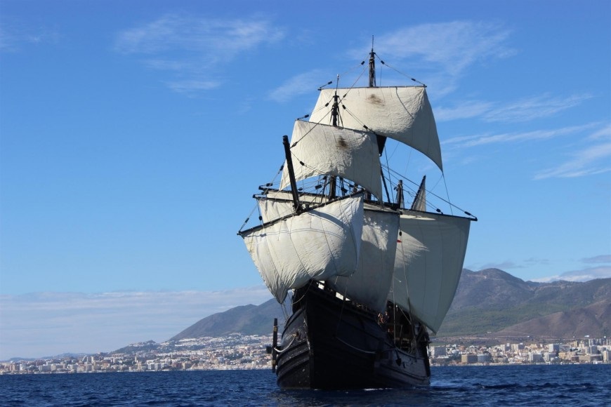 Nao Santa María, Port d’Alcudia, Alcudiamar, Cristóbal Colón, América