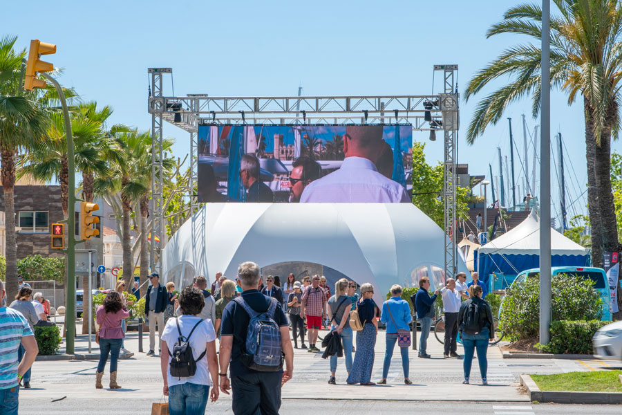 Todo preparado para la gran apertura del Palma International Boat Show