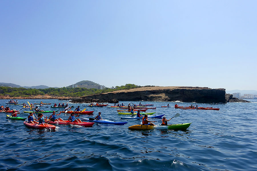 Piragüismo, Club Nàutic Sant Antoni, Ibiza, curso piragüismo, excursión piragua