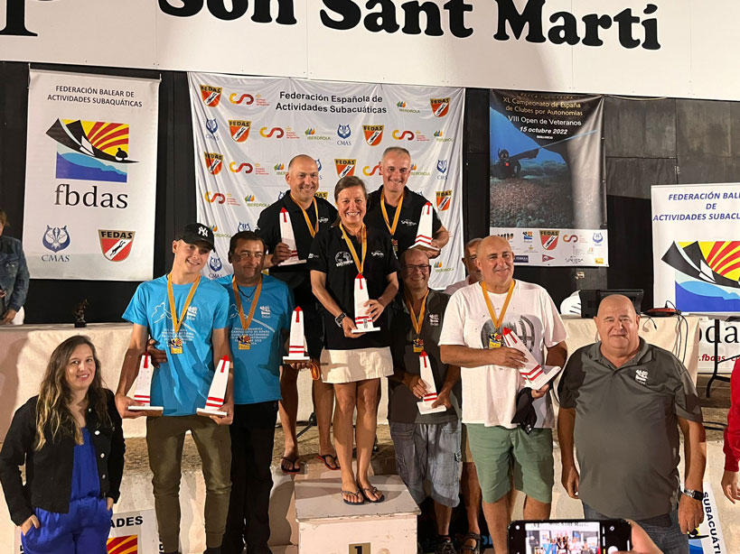 Baleares, campeona de España de pesca submarina 