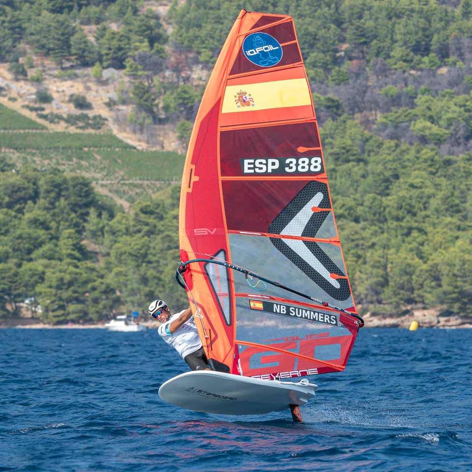 Nacho Baltasar, campeón de España de IQFoil sub-19